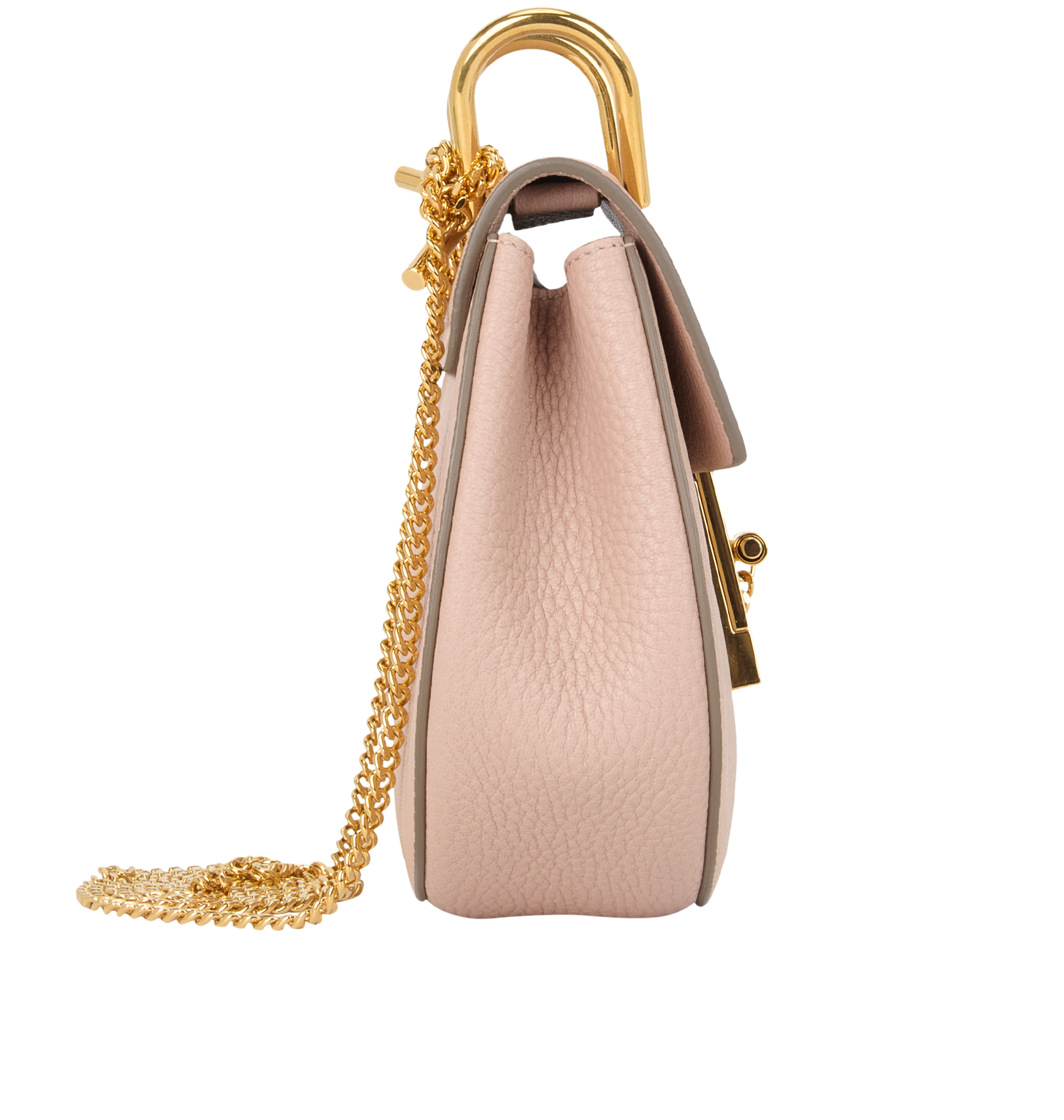 Mini Drew, &pound;330, Handbags, Pink, Leather, Side view